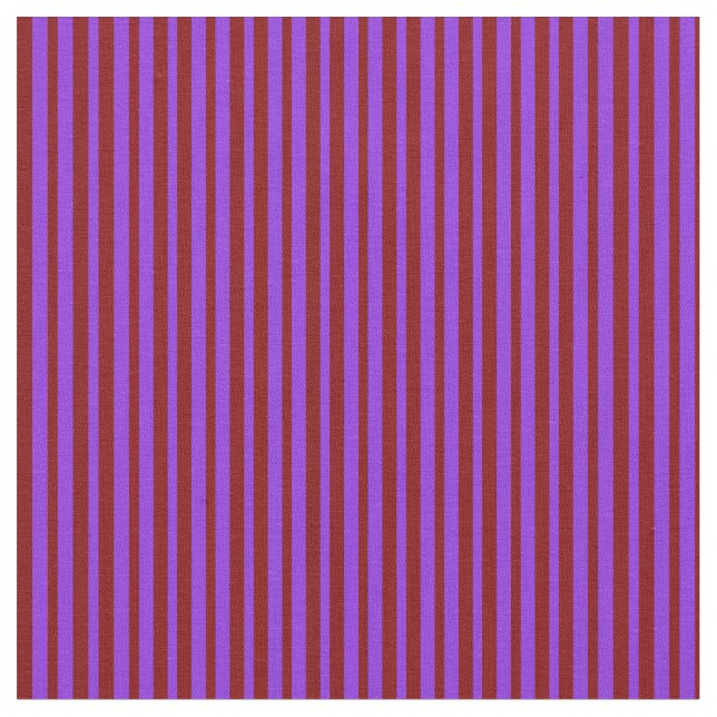 Maroon and Purple Coloured Stripes Fabric (Close Up)