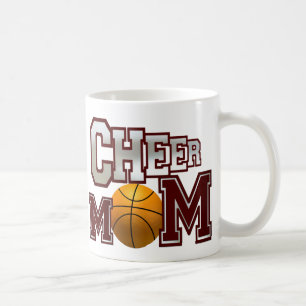 Maroon Basketball Cheer Mum Mug