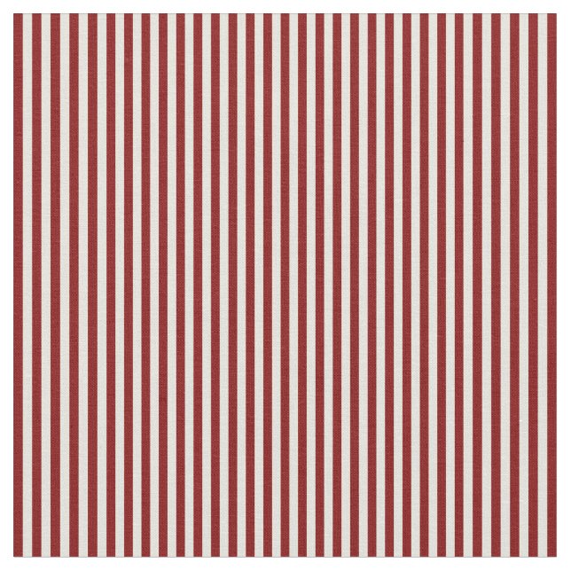 Maroon & Beige Coloured Lines/Stripes Pattern Fabric (Close Up)