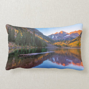 Maroon Bells Alpen Glow Lumbar Cushion