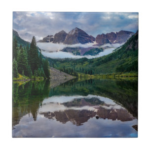 Maroon Bells Ceramic Tile