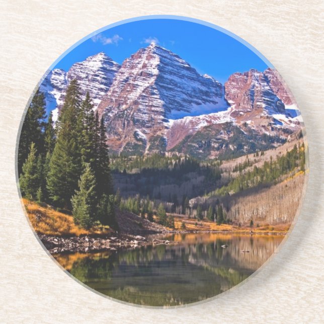 Maroon Bells Coaster (Front)
