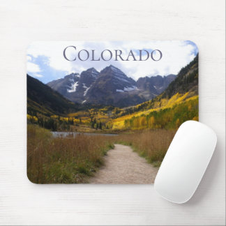 Maroon Bells Colorado Souvenir Mouse Pad