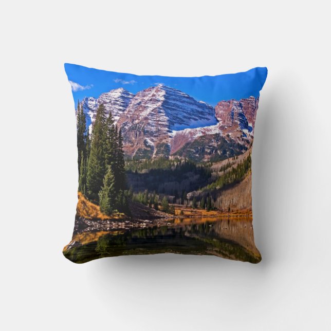 Maroon Bells Cushion (Front)