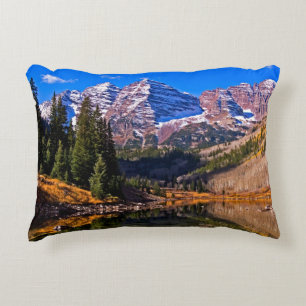Maroon Bells Decorative Cushion