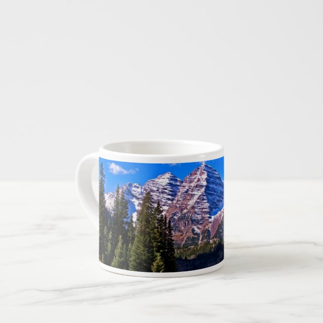 Maroon Bells Espresso Cup (Front Left)