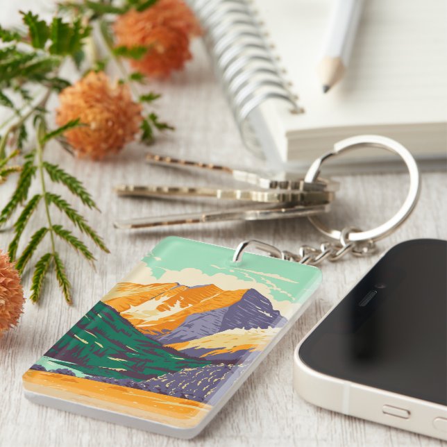Maroon Bells Key Ring (Front Right)