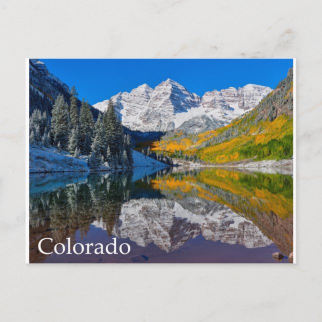 Maroon Bells Postcard (Front)
