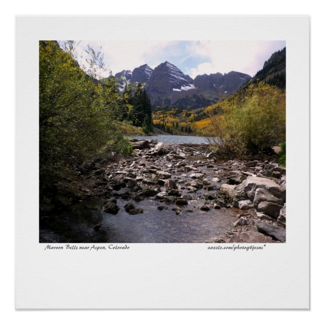 Maroon Bells Poster (Front)