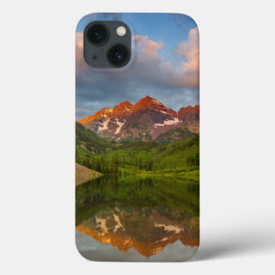 Maroon Bells Reflect Into Calm Maroon Lake 2 iPhone 13 Case