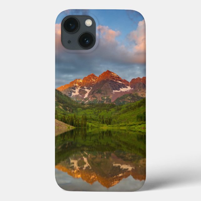 Maroon Bells Reflect Into Calm Maroon Lake 2 Case-Mate iPhone Case (Back)