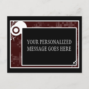 maroon block scheme postcard