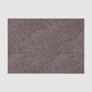 Maroon brown water droplets tissue paper
