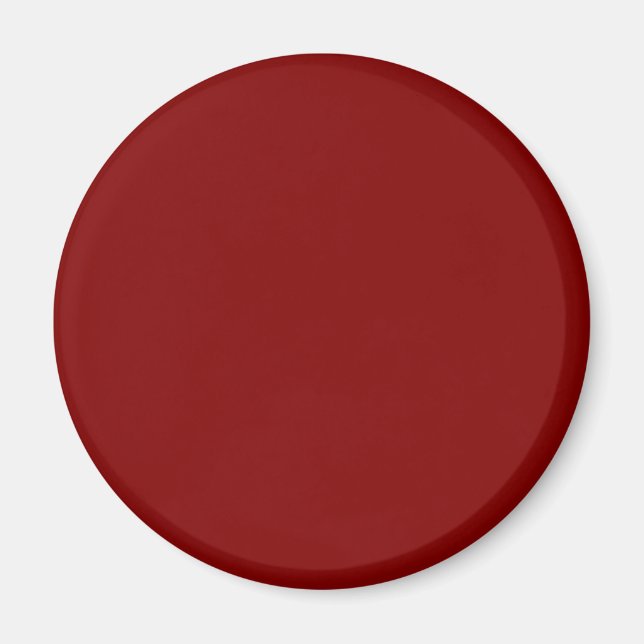 Maroon / Dark Red 800000 with Add Your Name Option Magnet (Front)