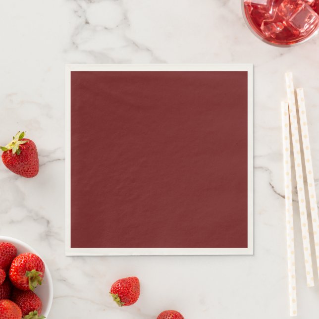 Maroon, dark red  napkin (Insitu)