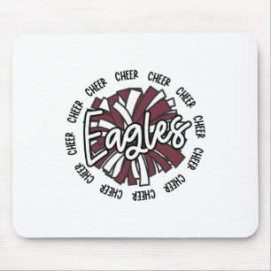 Maroon Eagles Cheer Mum Cheerleading Team Squad Co Mouse Pad