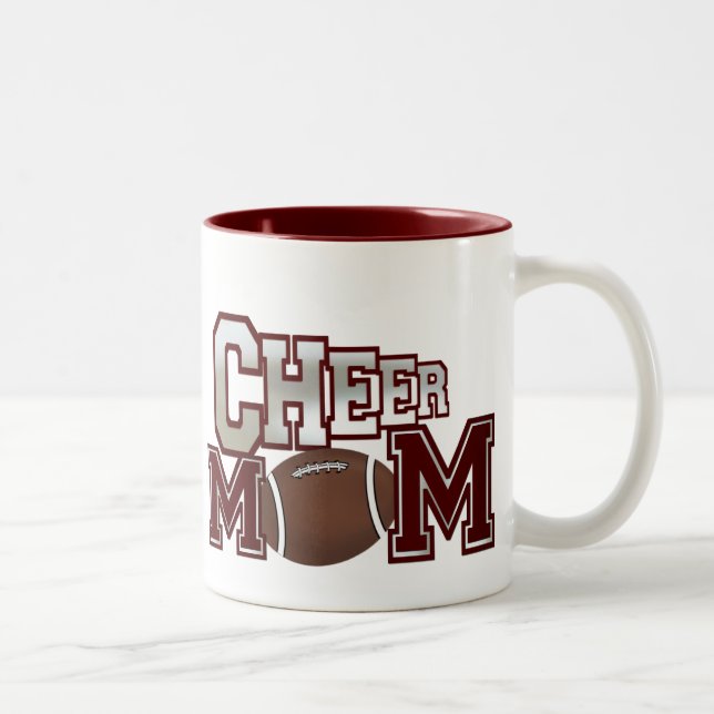 Maroon Football Cheer Mum Mug (Right)