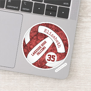 maroon girls' volleyball w school team name