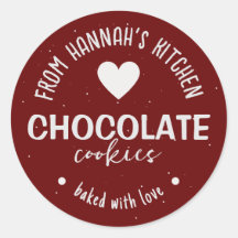 Maroon Glitter Background Baked With Love