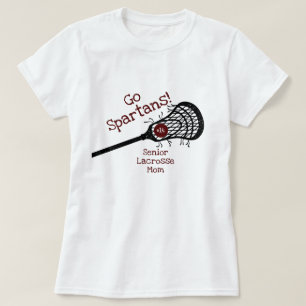 Maroon Go Team Lacrosse Mom T-Shirt