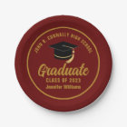 Maroon Gold Graduate Custom 2026 Graduation Party