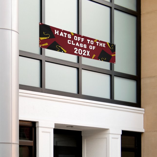 Maroon Graduation 2026 Banner (Outside Building)