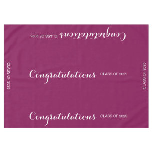 Maroon Graduation Tablecloth