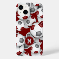 Maroon grey soccer team colours sports pattern