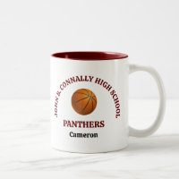Maroon High School Basketball Player Personalised