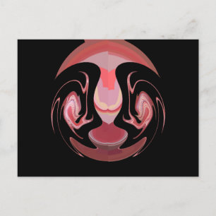 Maroon Majesty: Rustic Radiance Textured African Postcard