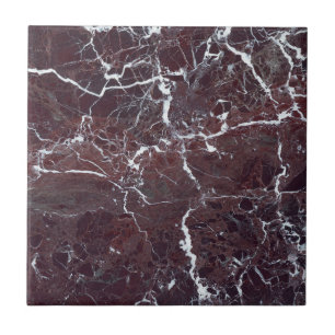Maroon marble ceramic tile