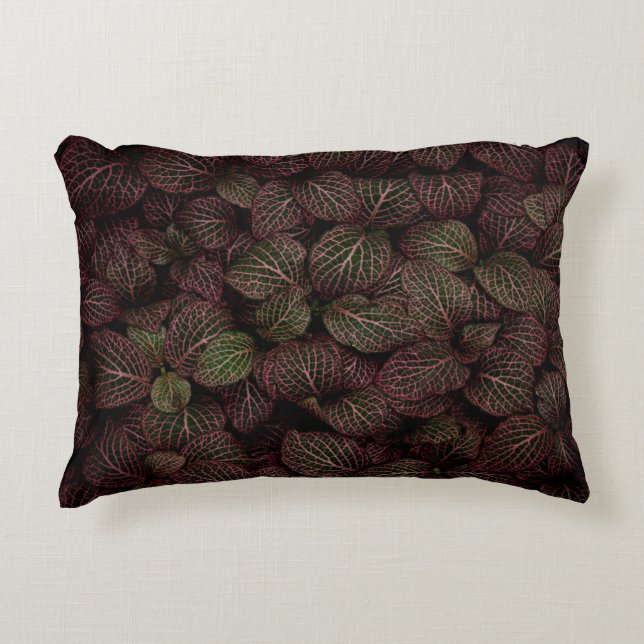 MAROON PETALED FLOWER DECORATIVE CUSHION (Front)