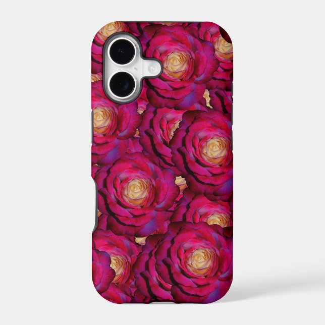 Maroon pink roses pattern (Back)