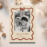 Maroon Quirky Bow Frame