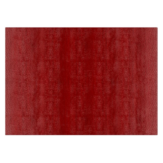 Maroon Red Bamboo Wood Grain Look Cutting Board (Front)