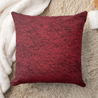 Maroon Red Wool Design modern   Cushion