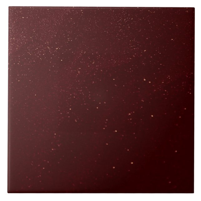 Maroon Sand Ceramic Tile (Front)
