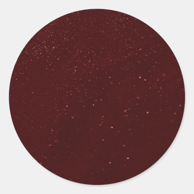 Maroon Sand Classic Round Sticker (Front)