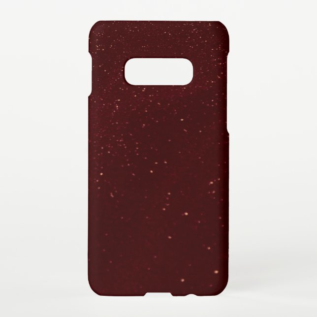Maroon Sand Samsung Galaxy Case (Back)