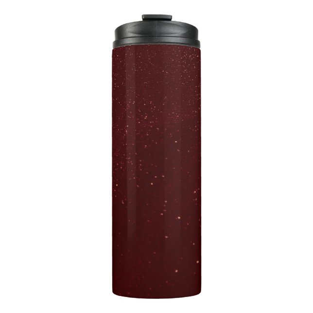Maroon Sand Thermal Tumbler (Front)