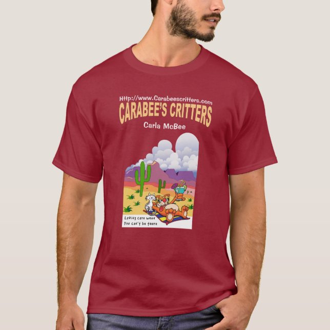 Maroon short tee (Front)