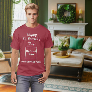 Maroon St. Patrick's Day Business T-Shirt