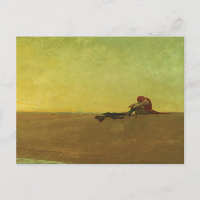 Marooned by Howard Pyle Fine Art Postcard (Front)