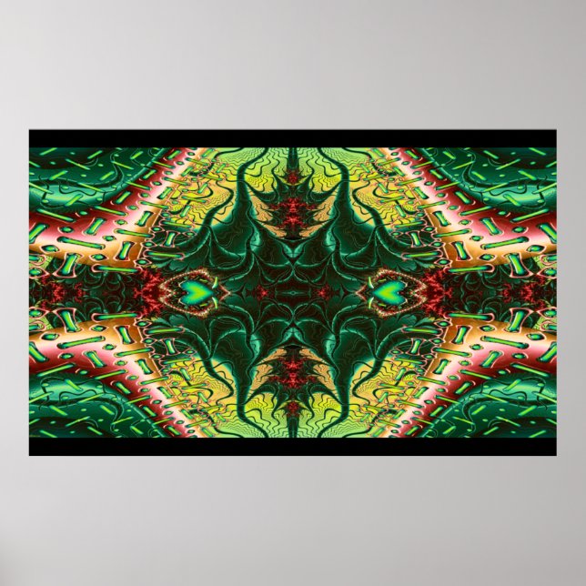 Marooned Symetrical 3D Fractal Poster (Front)
