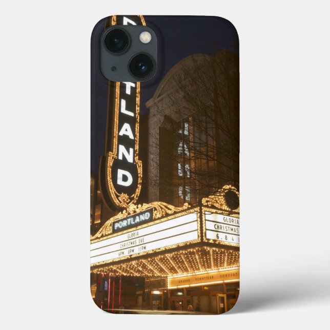 Marquee of Arlene Schnitzer auditorium Case-Mate iPhone Case (Back)