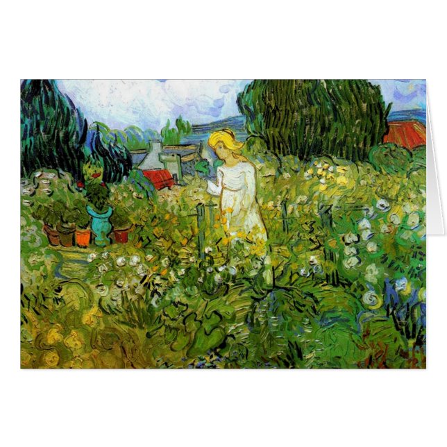 Marquerite Gachet in the Garden, Vincent van Gogh. (Front Horizontal)