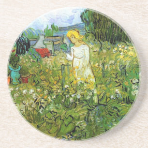 Marquerite Gachet in the Garden, Vincent van Gogh. Coaster