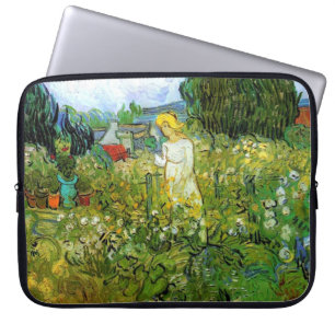 Marquerite Gachet in the Garden, Vincent van Gogh. Laptop Sleeve
