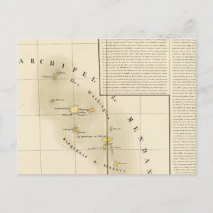 Marquesas Oceania no 34 Postcard