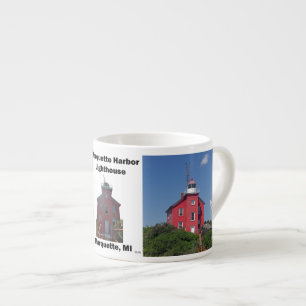 Marquette Harbour Lighthouse espresso mug